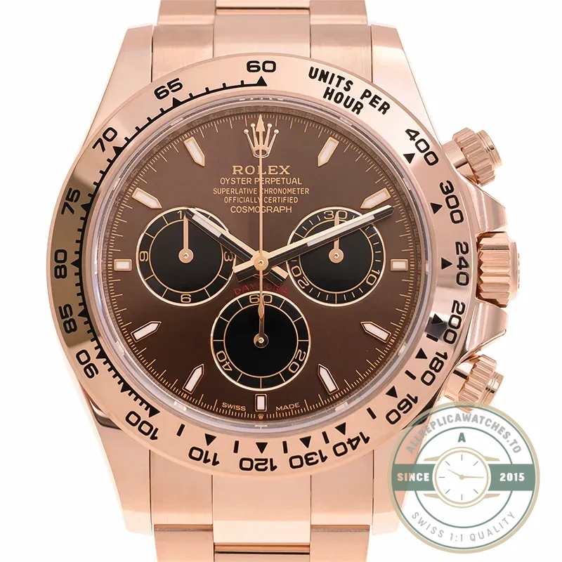 Superclone Rolex Daytona 40 mm 126505 Bright Chocolate Dial - 1:1 Swiss Replica Watch