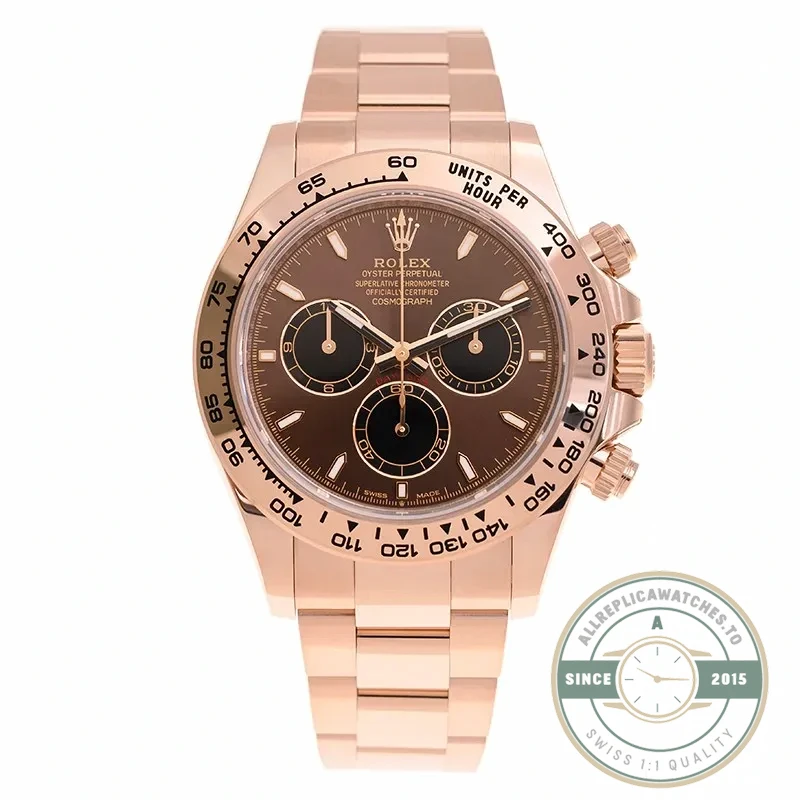 Superclone Rolex Daytona 40 mm 126505 Bright Chocolate Dial - Swiss Movement Replica Watch