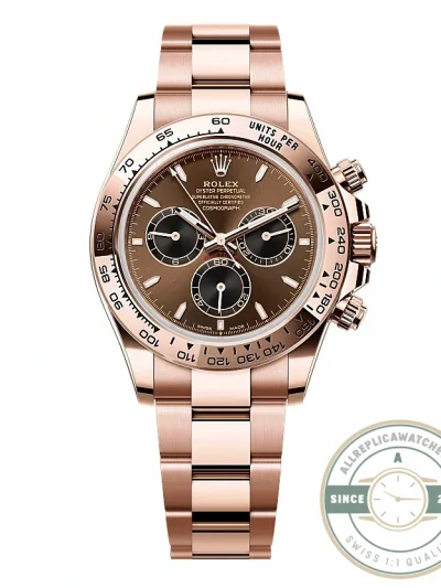 Superclone Rolex Daytona 40 mm 126505 Bright Chocolate Dial - Budget Luxury Replica Watch
