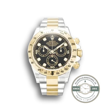 Superclone Rolex Daytona Dial Black 116523 40mm - Swiss-Made Clone Watch