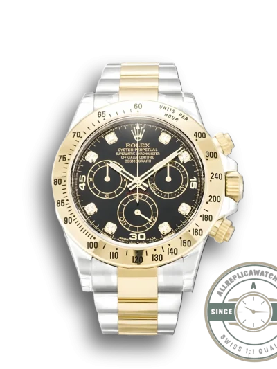 Superclone Rolex Daytona Dial Black 116523 40mm - Swiss-Made Clone Watch