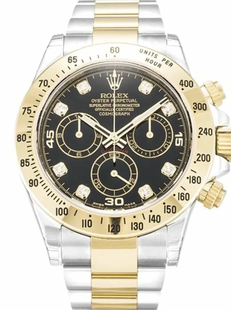 Superclone Rolex Daytona Dial Black 116523 40mm - Top-Tier Swiss Replica Watch