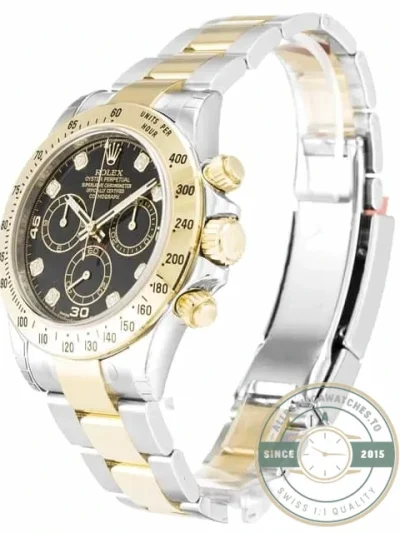 Superclone Rolex Daytona Dial Black 116523 40mm - Luxury Replica Watch