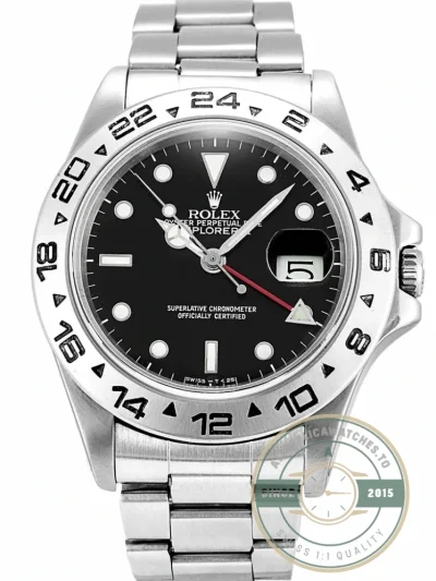 Superclone Rolex Explorer 40mm Dial Black 16550 - Affordable Luxury Replica Timepiece