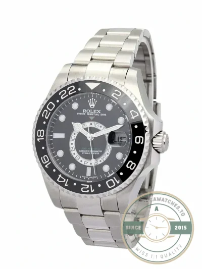 Superclone Rolex GMT-Master 16720 40mm Dial Black - Budget Luxury Replica Watch