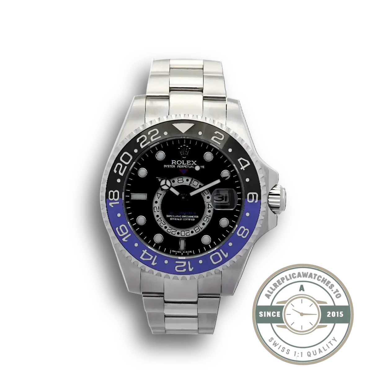 Superclone Rolex GMT-Master 40mm Dial Black 16720 - Luxury Replica Watch