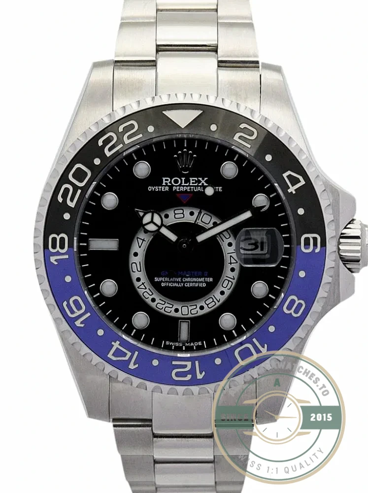 Superclone Rolex GMT-Master 40mm Dial Black 16720 - Luxury Replica Watch
