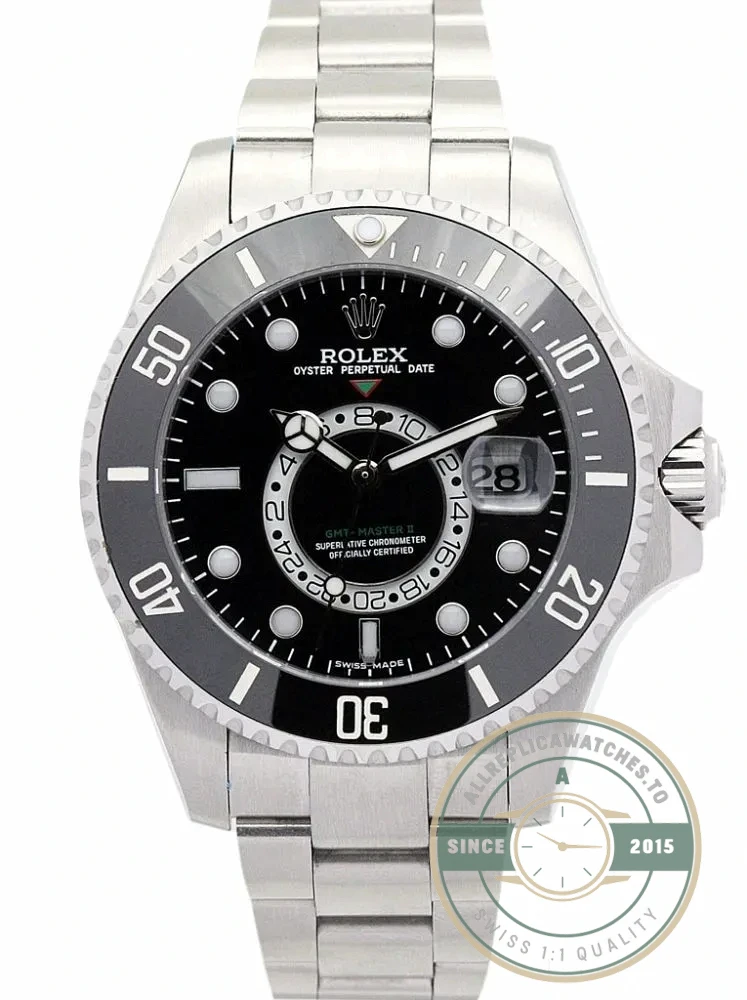 Superclone Rolex GMT-Master Dial Black 40mm 16720 - Premium Super Clone Watch