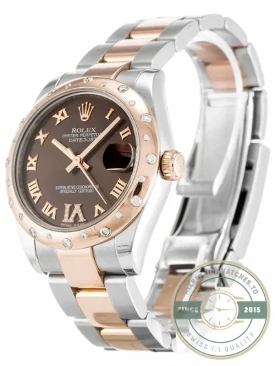 Superclone Rolex Lady-Datejust 178341 31mm Chocolate Dial - High-Grade Replica Watch