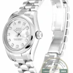 Superclone Rolex Lady-Datejust 179166 26mm Silver Dial - Swiss-Made Clone Watch