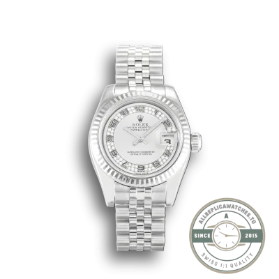 Superclone Rolex Lady-Datejust 179174 26mm Silver Dial - 1:1 Swiss Replica Watch