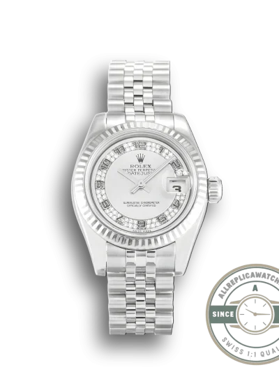Superclone Rolex Lady-Datejust 179174 26mm Silver Dial - 1:1 Swiss Replica Watch