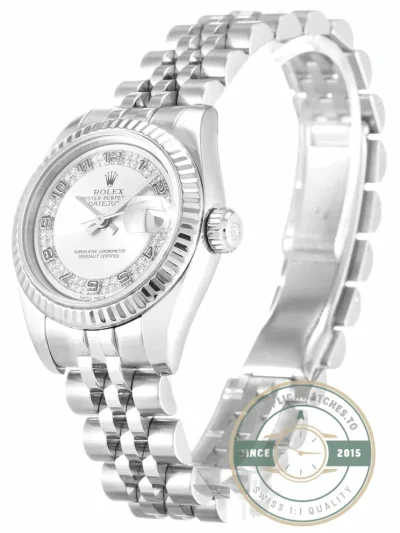 Superclone Rolex Lady-Datejust 179174 26mm Silver Dial - Factory Super Clone Watch