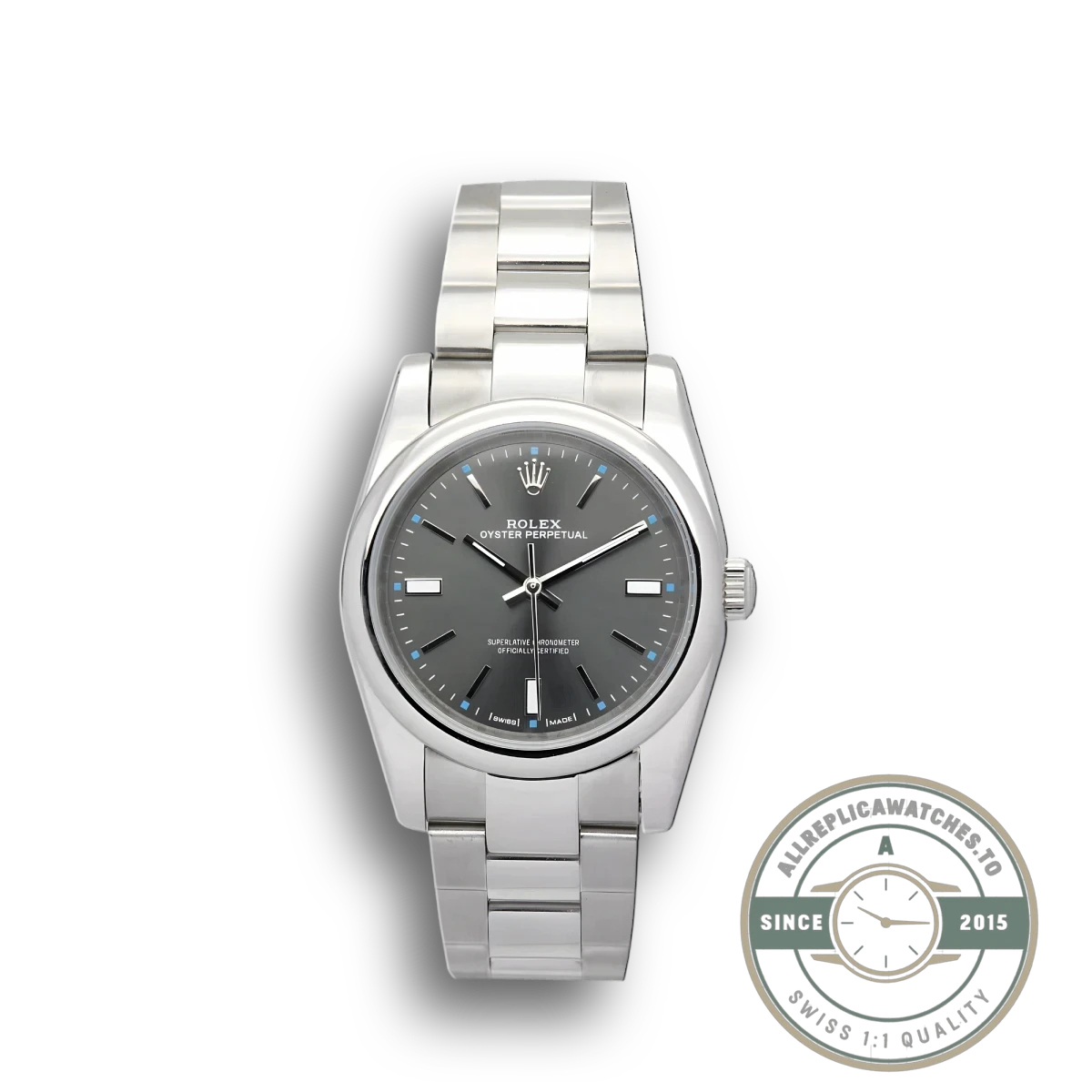 Superclone Rolex Oyster Perpetual Lady 31mm Dial Black 177200 - Top-Tier Swiss Replica Watch