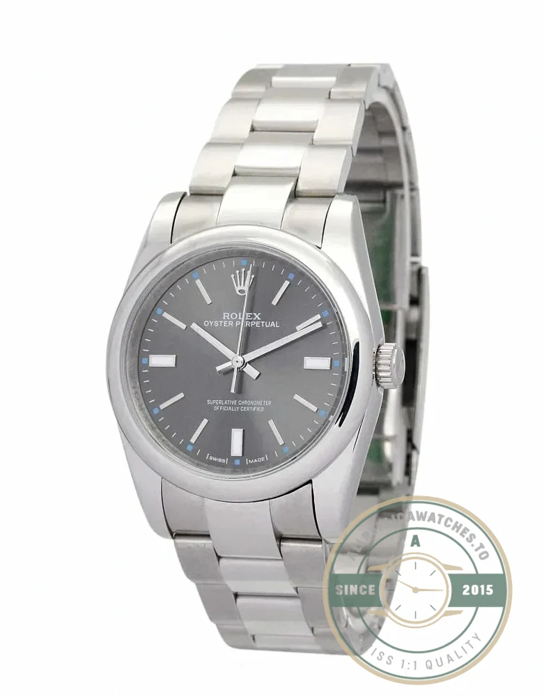 Superclone Rolex Oyster Perpetual Lady 31mm Dial Black 177200 - 1:1 Swiss Replica Watch