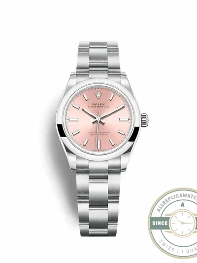 Superclone Rolex Oyster Perpetual Lady 31mm Dial Pink 277200 - High-Grade Replica Watch
