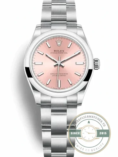Superclone Rolex Oyster Perpetual Lady 31mm Dial Pink 277200 - Top-Tier Swiss Replica Watch