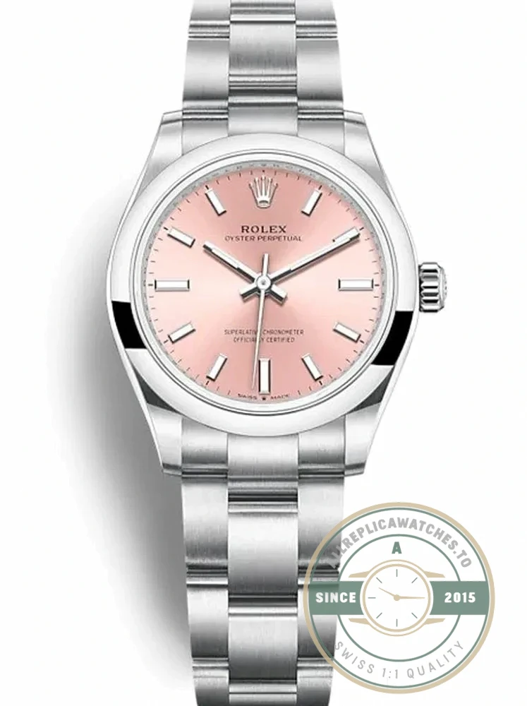 Superclone Rolex Oyster Perpetual Lady 31mm Dial Pink 277200 - Top-Tier Swiss Replica Watch