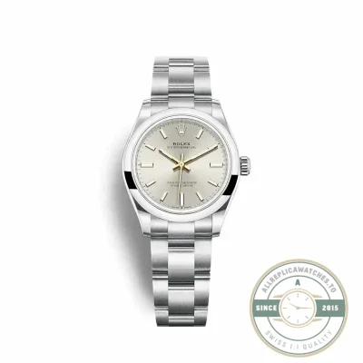 Superclone Rolex Oyster Perpetual Lady 31mm Dial Silver 277200 - High-Grade Replica Watch