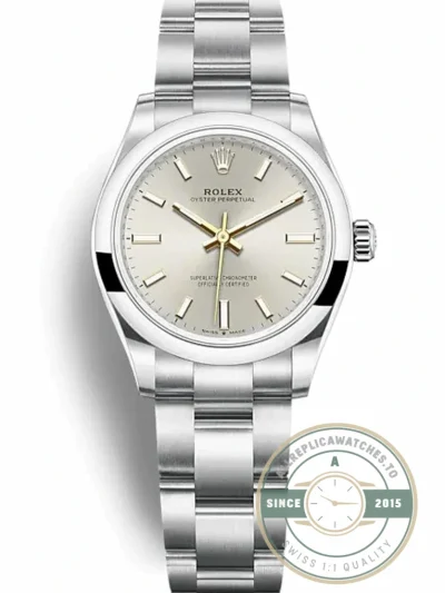 Superclone Rolex Oyster Perpetual Lady 31mm Dial Silver 277200 - Swiss-Made Clone Watch
