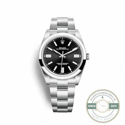 Superclone Rolex Oyster Perpetual Lady 41mm Dial Black 124300 - Affordable Luxury Replica Timepiece