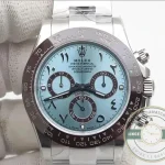 Superclone Rolex Super Universe Chronograph Daytona 116506 Ice Blue Arabic Dial - Affordable Luxury Replica Timepiece