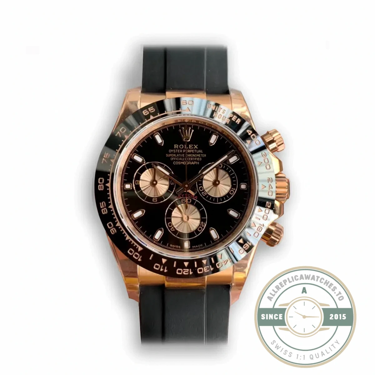 Superclone Rolex Super Universe Chronograph Daytona 116515 Black Dial - Budget Luxury Replica Watch
