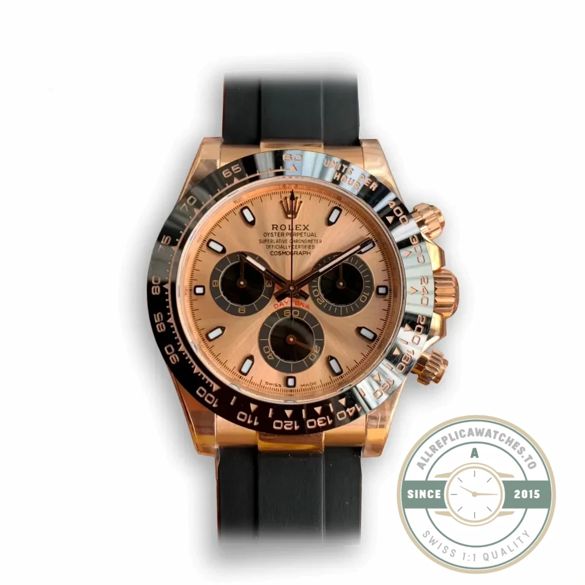 Superclone Rolex Super Universe Chronograph Daytona 116515 Rose Gold Dial - Swiss-Made Clone Watch