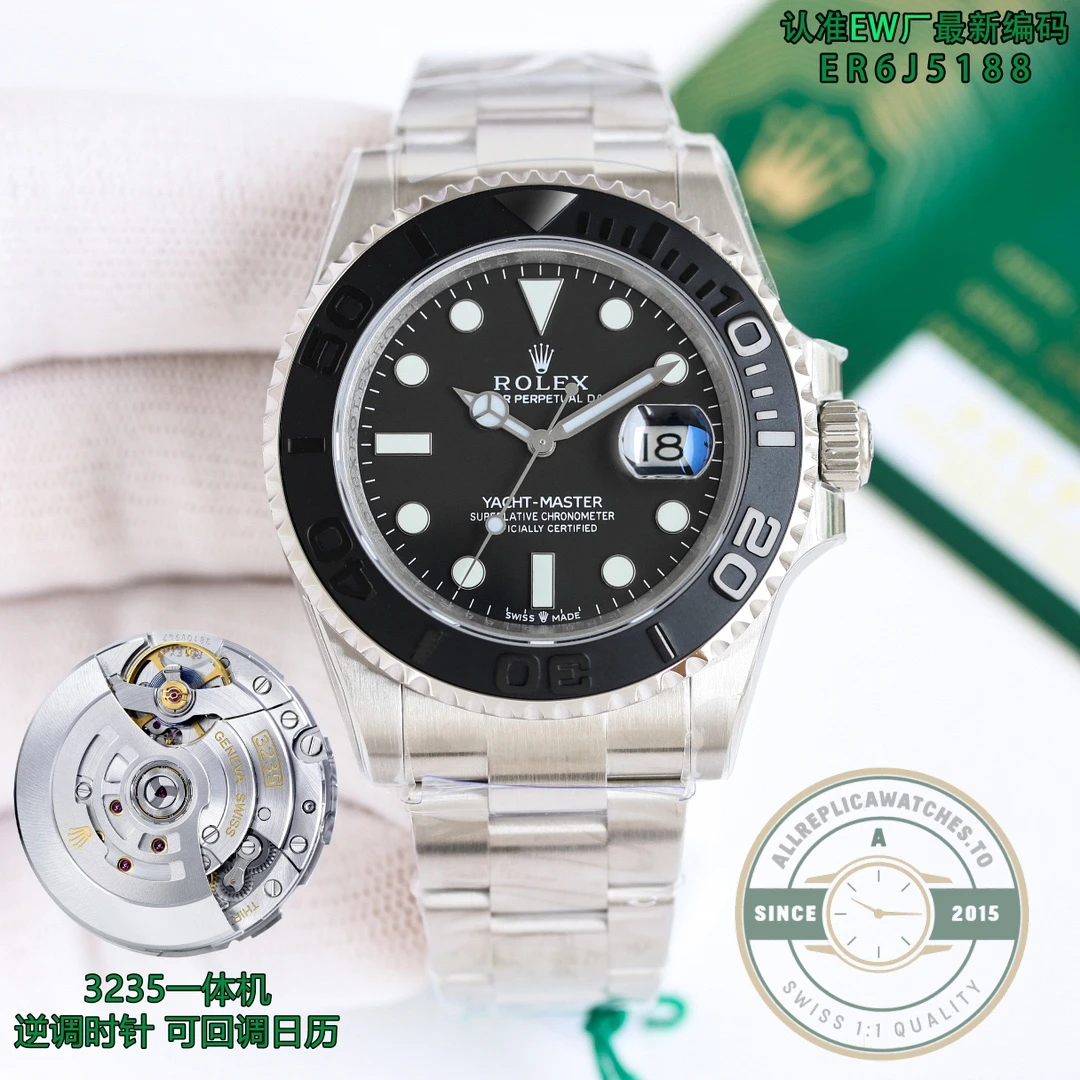 Superclone Rolex Yacht-Master series m226627-0001 42mm titanium - Affordable Super Clone Watch