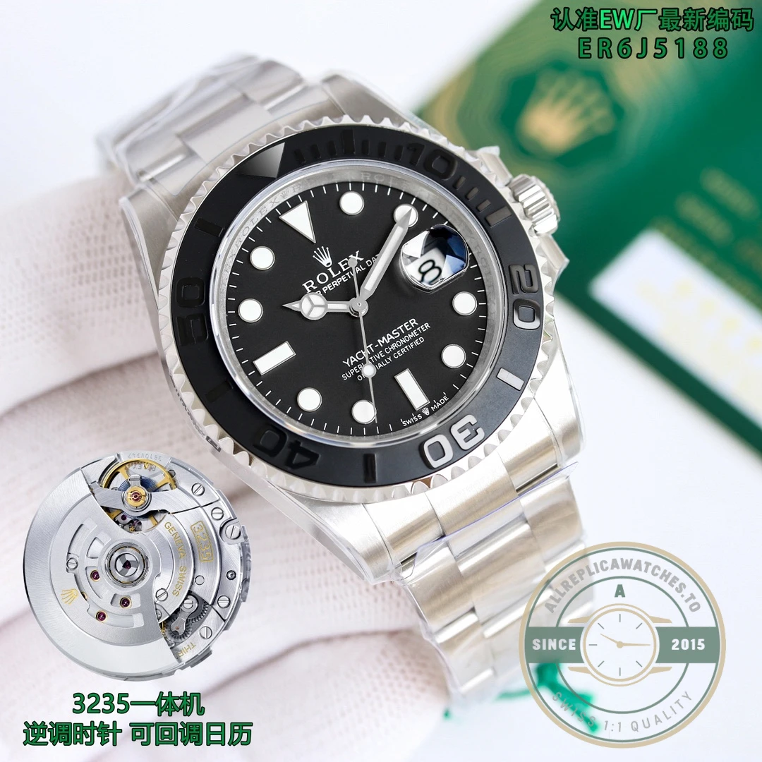 Superclone Rolex Yacht-Master series m226627-0001 42mm titanium - Affordable Luxury Replica Timepiece