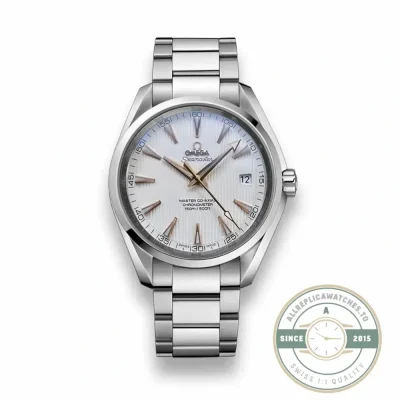 Omega Seamaster Aqua Terra 231.10.42.22.02.001 superclone, silver-white calendar dial, 42mm
