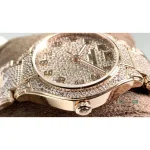 fully paved Twenty~4 7300/1450R-001: snow-setting look (genuine: 3,238 diamonds)