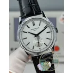 Clone Calatrava Patek 6119R-003 White Gold 39mm White Dial - High-Grade Replica Watch