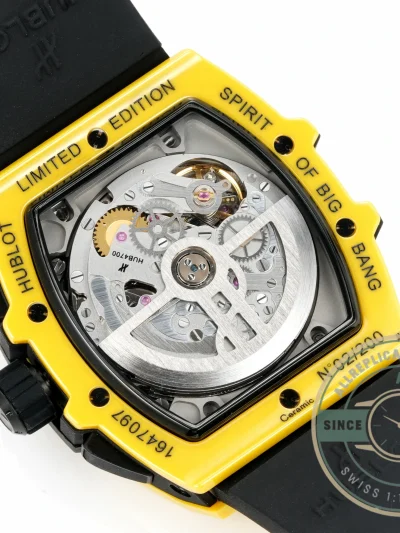 Clone Hublot Spirit of Big Bang Yellow Ceramic 642.CY.011Y.RX - Budget Luxury Replica Watch