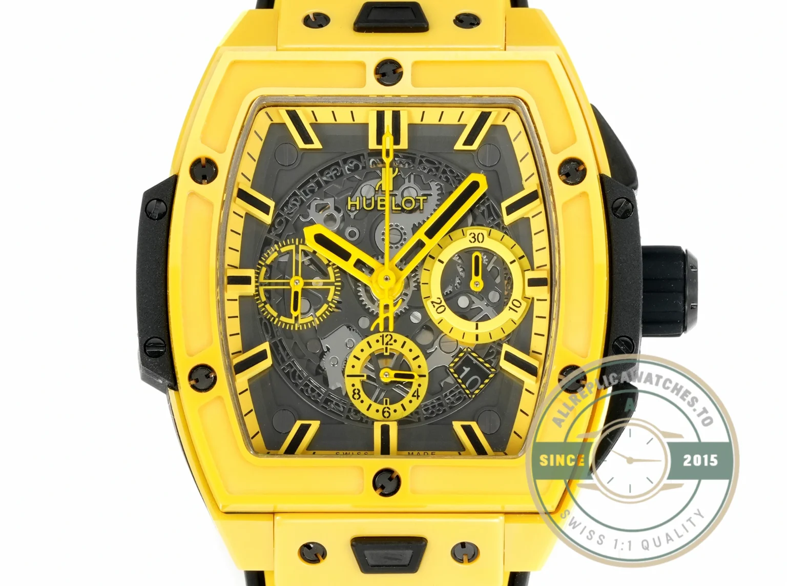 Clone Hublot Spirit of Big Bang Yellow Ceramic 642.CY.011Y.RX - Top-Tier Swiss Replica Watch