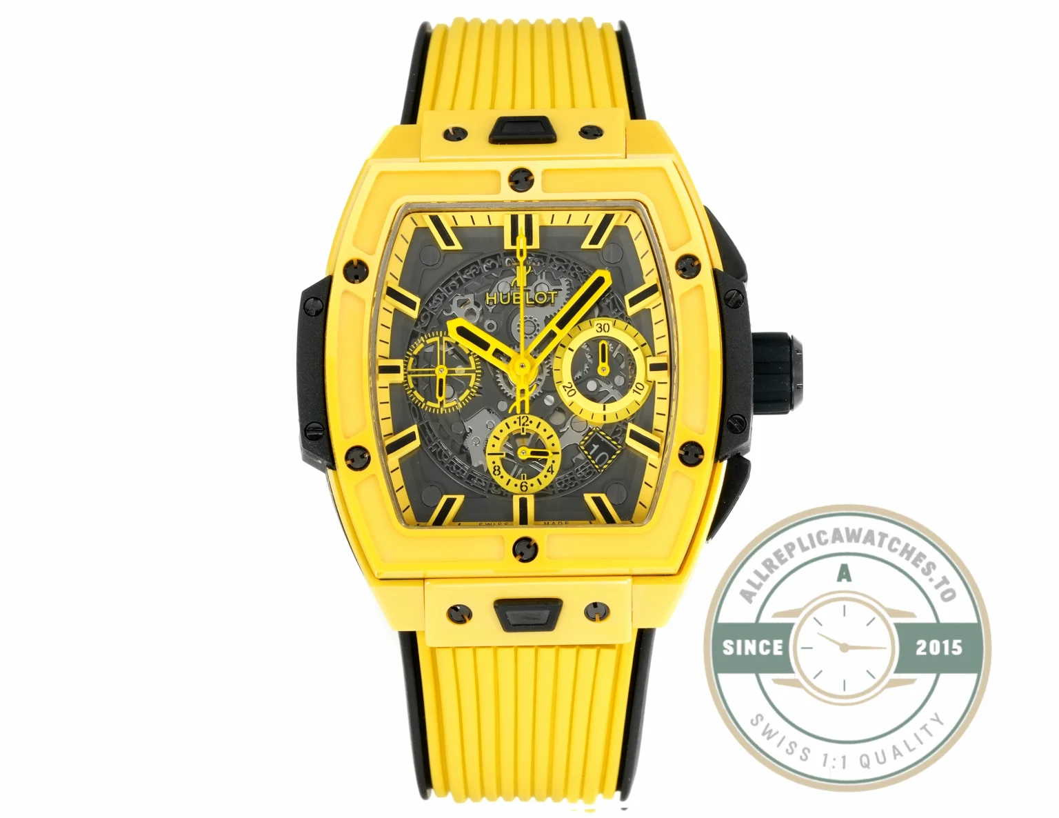 Clone Hublot Spirit of Big Bang Yellow Ceramic 642.CY.011Y.RX - Affordable Luxury Replica Timepiece