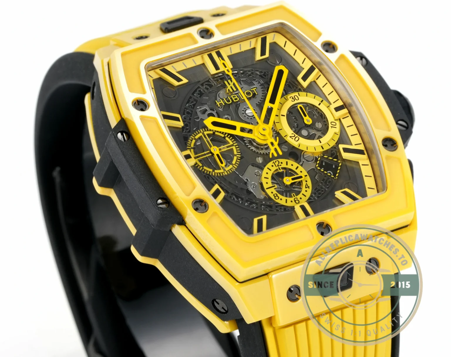 Clone Hublot Spirit of Big Bang Yellow Ceramic 642.CY.011Y.RX - Swiss-Made Clone Watch