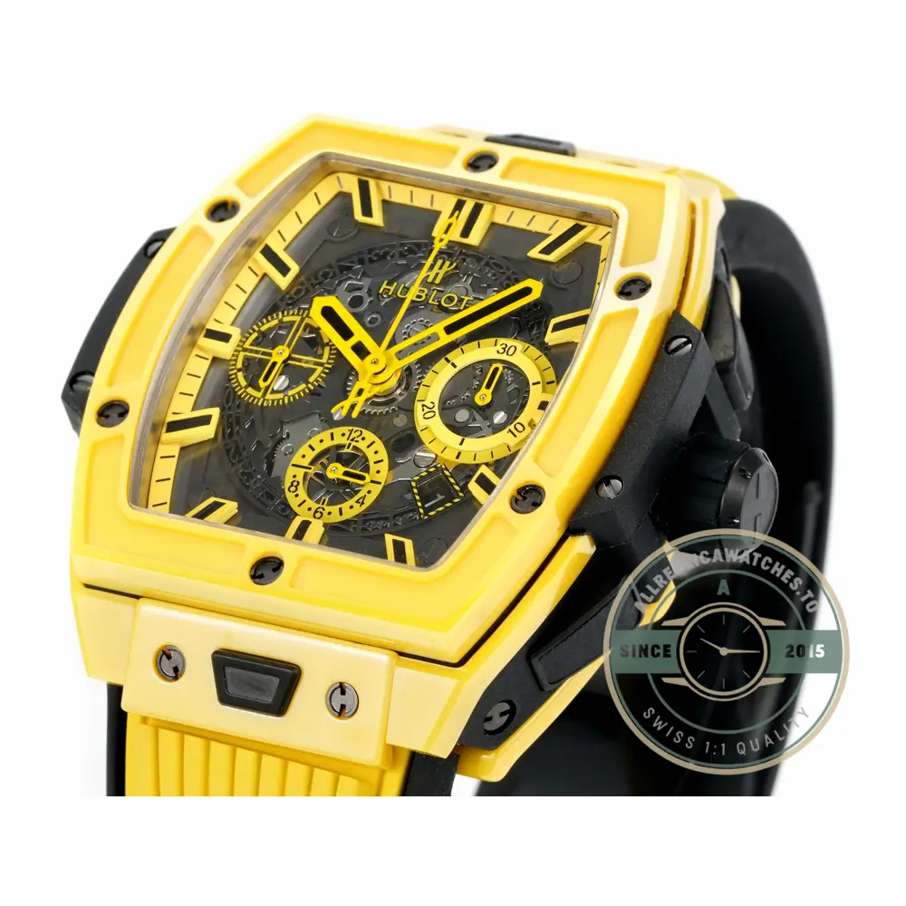 Clone Hublot Spirit of Big Bang Yellow Ceramic 642.CY.011Y.RX - High-Grade Replica Watch