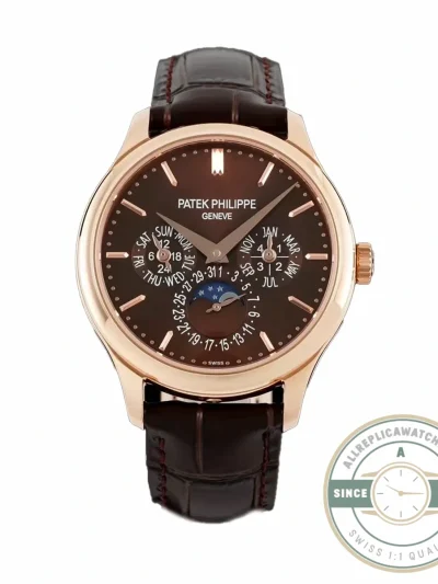 Clone Patek Complication 5140R-012 Rose Gold 37.2mm Brown Dial - Luxury Replica Watch