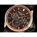 Clone Patek Complication 5140R-012 Rose Gold 37.2mm Brown Dial - Affordable Super Clone Watch