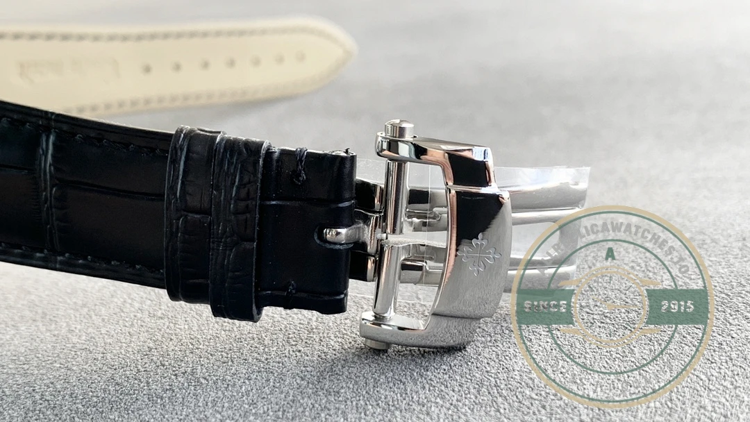 Clone Patek Tourbillon Moonphase Black Dial - 1:1 Swiss Replica Watch