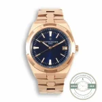 Clone Vacheron Constantin Overseas 4500V110R-B705 Rose Gold, Blue Dial - Swiss Movement Replica Watch