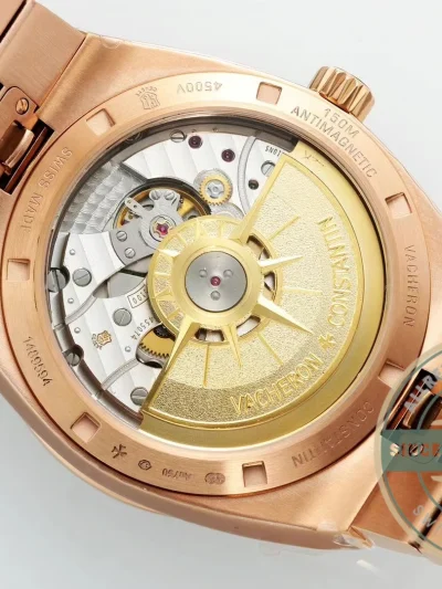 Clone Vacheron Constantin Overseas 4500V110R-B705 Rose Gold, Blue Dial - Best Quality Replica Watch