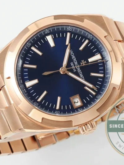 Clone Vacheron Constantin Overseas 4500V110R-B705 Rose Gold, Blue Dial - Affordable Luxury Replica Timepiece