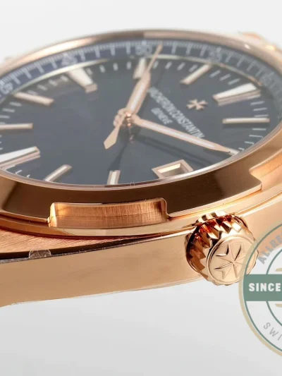 Clone Vacheron Constantin Overseas 4500V110R-B705 Rose Gold, Blue Dial - Best Quality Replica Watch