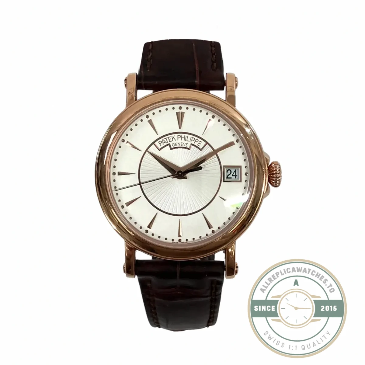 Replica Patek Calatrava Officer 5153R-001 Rose Gold 38mm - Luxury Replica Watch
