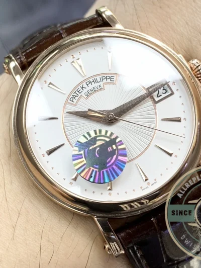 Replica Patek Calatrava Officer 5153R-001 Rose Gold 38mm - Premium Super Clone Watch