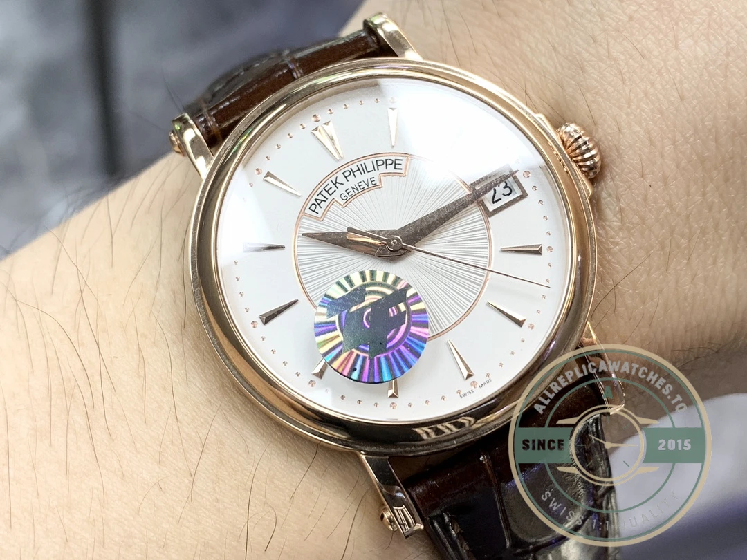 Replica Patek Calatrava Officer 5153R-001 Rose Gold 38mm - Premium Super Clone Watch