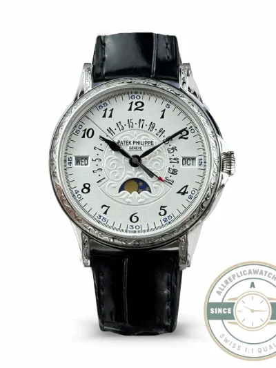 Replica Patek Grand Complication 5159 White Gold Perpetual Calendar - Premium Super Clone Watch