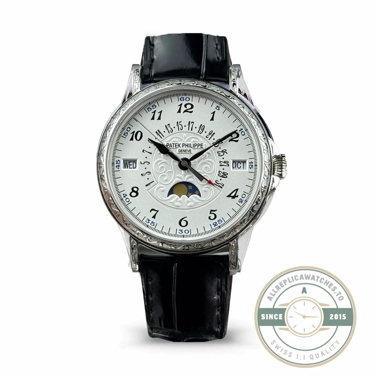 Replica Patek Grand Complication 5159 White Gold Perpetual Calendar - Premium Super Clone Watch
